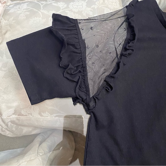 Top T-Shirt Cotton Tee Shirt Ballet Dancer Pattern Print Dance, M - Picture 3 of 11